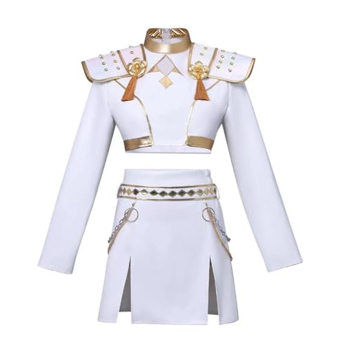 Zhongkaihua Zoey/Rumi/Mira Anime Cosplay Kostüm Vollständiger Satz weißer Uniform Kleider mit Perücke Geeignet für Frauen Halloween Karneval Comic-Con Rollenspiel Outfits Zhongkaihua Zoey/Rumi/Mira Anime Cosplay Kostüm Vollständiger Satz weißer Uniform Kleider mit Perücke Geeignet für Frauen Halloween Karneval Comic-Con Rollenspiel Outfits von Zhongkaihua