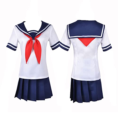 Zhrmghgws Ayano Aishi Uniform Cosplay, Anime Aishi Ayano Kostüm Outfits, High School Uniform Anzug Halloween Karneval Maskerade Party Ausstellung Tägliche Kleider von Zhrmghgws