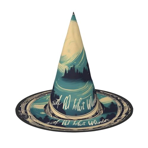 Not All Who Wander Are Lost 1 Druck Halloween Hut Halloween Kostüm Zubehör Kopfschmuck Party Zubehör Hexenhut Not All Who Wander Are Lost 1 Druck Halloween Hut Halloween Kostüm Zubehör Kopfschmuck Party Zubehör Hexenhut von Zhuanyun