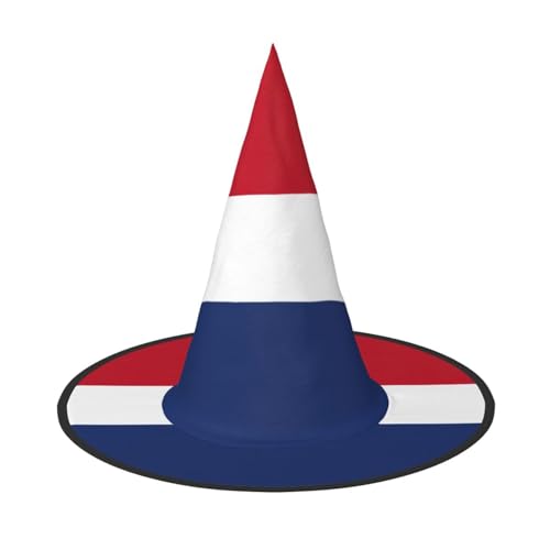 Zhuanyun Halloween-Hut mit niederländischer Flagge, Halloween-Kostüm, Zubehör, Kopfschmuck, Partyzubehör, Hexenhut Zhuanyun Halloween-Hut mit niederländischer Flagge, Halloween-Kostüm, Zubehör, Kopfschmuck, Partyzubehör, Hexenhut von Zhuanyun