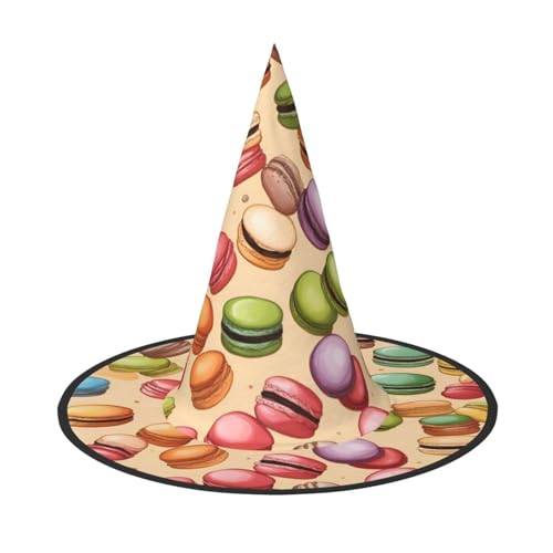Zhuanyun Macaron Keks Geschmack Halloween Hut Halloween Kostüm Zubehör Kopfschmuck Party Zubehör Hexenhut Zhuanyun Macaron Keks Geschmack Halloween Hut Halloween Kostüm Zubehör Kopfschmuck Party Zubehör Hexenhut von Zhuanyun