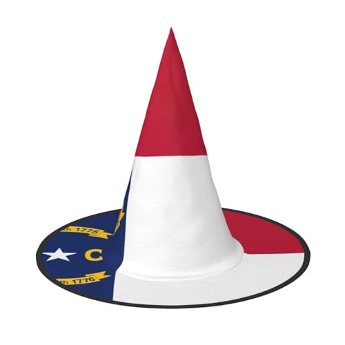 Zhuanyun North Carolina State Flag Print Halloween Hut Halloween Kostüm Zubehör Kopfschmuck Party Zubehör Hexenhut Zhuanyun North Carolina State Flag Print Halloween Hut Halloween Kostüm Zubehör Kopfschmuck Party Zubehör Hexenhut von Zhuanyun