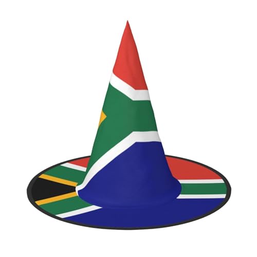 Zhuanyun Südafrikanische Flagge Druck Halloween Hut Halloween Kostüm Zubehör Kopfschmuck Party Zubehör Hexenhut Zhuanyun Südafrikanische Flagge Druck Halloween Hut Halloween Kostüm Zubehör Kopfschmuck Party Zubehör Hexenhut von Zhuanyun