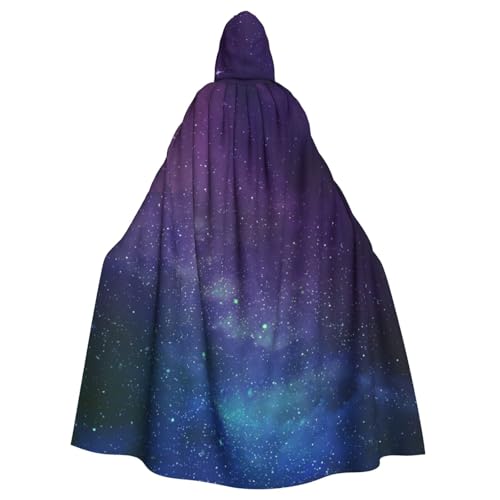 Zhuanyun Universum mit Sternen, Galaxie, interstellarer Druck, Kapuzenumhang, Karneval, Cosplay, Bühnenkostüme, Maskerade, Mottoparty-Zubehör von Zhuanyun