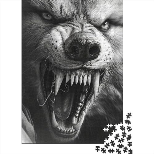 Wolf Puzzle 1000 Teile Puzzle Für Erwachsene Und Kinder Ab 14 Jahren Puzzel 1000pcs (75x50cm) von Zhudong