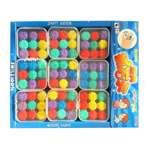 Sinnesstein Für Kinder | Klassisches Rätsel-Matching | Buntes Lernspielzeug | Grab Stone 27-teiliges Brettspiel Zum Anfassen, Sensorisches Spielzeug | Lernsteinspielzeug Für Kinder Lernspielzeug von Ziabxhn