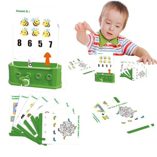 Ziabxhn Kids Learning Logic Toy | Preschool Logic Key Toy | Learning Logical Game | Kids Card Game | Parent-Child Interaction Improve Children Fine Motor Skills for Classroom & Study Room von Ziabxhn