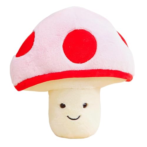 Ziabxhn Mushroom Plush | Mushroom Pillow | Mushroom Plush Doll | Huggable Mushroom Toy | Plushy Mushroom Cute Soothing Mushroom Doll Toy Decoration for Living Room & Bedroom von Ziabxhn