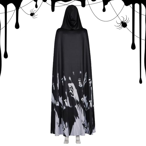 Zibeem Cosplay-Kleid für Frauen, Halloween-Kostüme für Damen | Frauen Hexenkostüm Halloween Dress Up Hexenkleid - Hexenkleid-Outfit, Rollenspiel-Kostüm, lang, Horror für Fotografie, Urlaub, Party von Zibeem