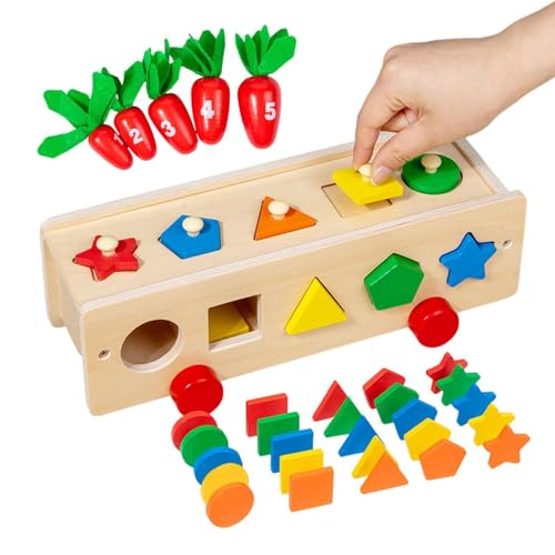 Zibeem Formen-Lernspielzeug für Kleinkinder, Farbsortierspielzeug - Montessori-Spielzeug-Form-Matching-Spiel,Formsortierspielzeug, Feinmotorikspielzeug als Sammelgeschenk für Kinder im Vorschulalter, von Zibeem
