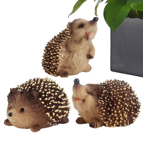 Zibeem Garten Igel Deko Gartenfiguren Igel Figuren Wetterfest Gartentiere Figuren Gartenfigur Tierfigur Garten Tierfiguren Deko Skulptur Gartendeko Outdoor Garten Ornamente Für Garten Und Terrasse von Zibeem