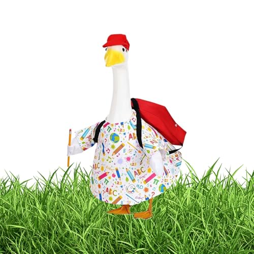 Zibeem Vorgarten Gänse Outfits | 4-teiliges Rasen Gänse Bekleidungsset | Deko Figurenbekleidung 58 cm Für Rasen Garten Studio Kinder Schule Camping Terrasse Feiern Zibeem Vorgarten Gänse Outfits | 4-teiliges Rasen Gänse Bekleidungsset | Deko Figurenbekleidung 58 cm Für Rasen Garten Studio Kinder Schule Camping Terrasse Feiern von Zibeem