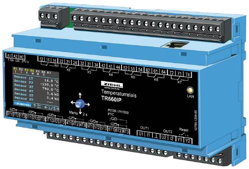 Ziehl TR660IP Temperaturregler -199.9 bis +800°C (L x B x H) 58 x 140 x 90mm von Ziehl