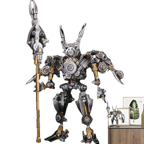 3D-Puzzles für Erwachsene aus Metall, Metallpuzzle für Erwachsene – Mechanisches 3D-Puzzle mit chinesischer Figur für Erwachsene | Modell-Sets aus verformbarem Metall für Männer, mechanisches von Ziennhu