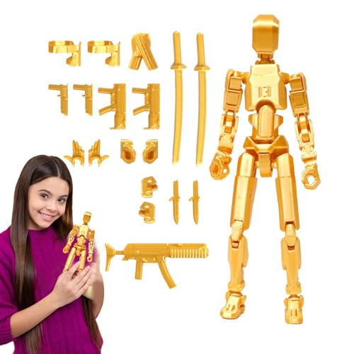 Actionfigur, mechanisch bewegliches Ganzkörperspielzeug, mehrere Zubehörteile, Actionfigur für Geburtstag, Weihnachten, Erntedankfest, bewegliche Figur mit Gelenkkörper für Ausstellungs-Cosplay, 3D-ge von Ziennhu