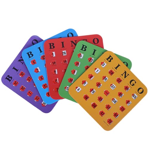 Bingo-Karten | Spielspiel für Erwachsene und Erwachsene | Mehrspieltickets und Schreibwaren mit Seiten für Klassenzimmer, und Familienabend | Lernspielzeug und Li Bingo-Karten | Spielspiel für Erwachsene und Erwachsene | Mehrspieltickets und Schreibwaren mit Seiten für Klassenzimmer, und Familienabend | Lernspielzeug und Li von Ziennhu