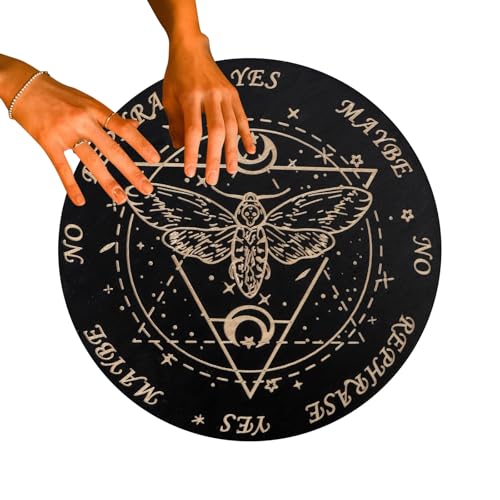 Divination Board Dowsing | Holzernes Entscheidungsbrett mit Buchstaben für Nachrichten - Spirit Deko Brettspiel Für Anfänger Familie Divination Board Dowsing | Holzernes Entscheidungsbrett mit Buchstaben für Nachrichten - Spirit Deko Brettspiel Für Anfänger Familie von Ziennhu