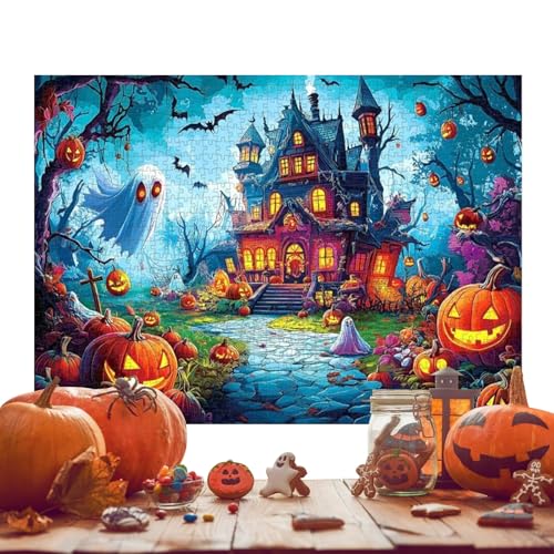 Halloween Puzzle 1000 Teile | Grusel Villa Geisterhaus Puzzle | Familienaktivität Spiel für Kinder Jugendliche Erwachsene | Herbst Feiertag Deko Thanksgiving Party Halloween Puzzle 1000 Teile | Grusel Villa Geisterhaus Puzzle | Familienaktivität Spiel für Kinder Jugendliche Erwachsene | Herbst Feiertag Deko Thanksgiving Party von Ziennhu