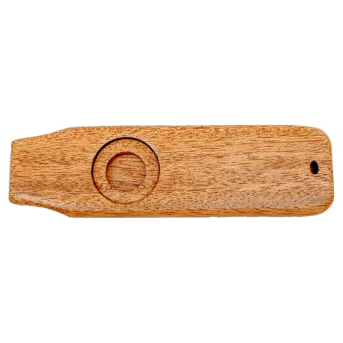 Holz-Kazoo - Klassische hölzerne Kazoo einfach zu spielende Gitarren-Ukulele-Begleitung,Musikinstrument Kazoo, Mundharmonika Membran Mundmusik Blasinstrument von Ziennhu