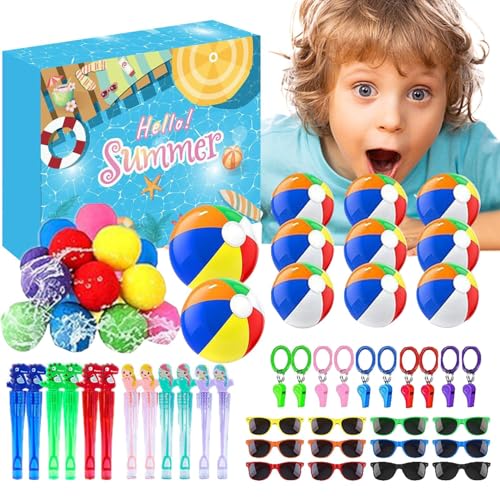 Partygeschenke für den Pool-Strand,Partygeschenke für den Pool - Pool- -Wasserspielzeug,Unterwasser-Greifspaß, 60 Stück Wassersport-Spielartikel für Geburtstagsdekorationen, lebendige, leuchtende von Ziennhu