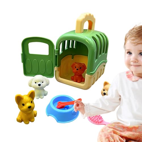 Pet Care Kage Play Set | Spielzeug Käfig, Kikuo Rabbit Spielzeug – Hersity Vet Lug Cage Rädern, Grooming Fütterungshase für Kinder von Ziennhu