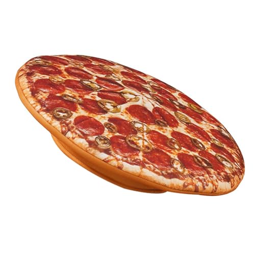 Pizzahut | Soft Cosplay Pizza Cap – Italienische Novelty Food Hat – Lebensmittelhüte Pizza Kostüm Einzigartige Pizza Hüte | Pizza Party Decorations Lustige Party Toy F von Ziennhu