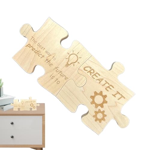 Puzzle mit inspirierenden Zitaten, inspirierende Tischkunst – Puzzle inspirierende Zitate, Schreibtischdekoration | vielseitige Tischdekoration für Schlafzimmer, Arbeitszimmer, Wohnzimmer von Ziennhu