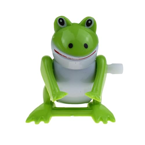 Spielzeug zum Aufziehen des Froschs _ Niedliches Spielzeug mit mechanischem Springfrosch, Wind Up Somersault Jumping Small Frog Toy for Birthday Party Favors Prizes Goodie Bags Treasure Box Filler von Ziennhu