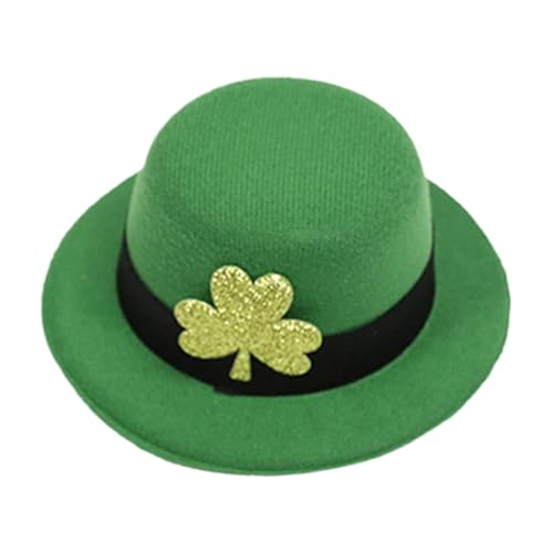 St. Patrick's Day-Hut, grüner Tophat in irischer Form, für den Urlaub | grünes Hutzubehör, Kostüm, für St. Patrick's Day, für Erwachsene und Jugendliche von Ziennhu