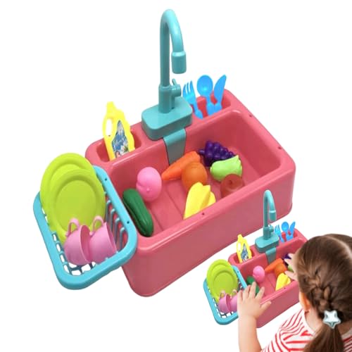 Wasserspiel-Tisch - Elektrisches Geschirrspüler Spielzeug,Wasser-Spieltisch Lernspielzeug Rollenspielaktivitäten Für Kinder 1-3 Jahre Innenbereich Vorschule Außenbereich Kindergarten Wasserspiel-Tisch - Elektrisches Geschirrspüler Spielzeug,Wasser-Spieltisch Lernspielzeug Rollenspielaktivitäten Für Kinder 1-3 Jahre Innenbereich Vorschule Außenbereich Kindergarten von Ziennhu