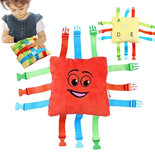Ziennhu Kissen mit Schnalle -Edukationsspiel 3-6 Jahre -didaktische Peluche -Nachteile farbige Verschlüsse, Stimulierung von Lernen und Feinmotorik | Perfekt für Kindergarten, Brettspiele, Aktivit Ziennhu Kissen mit Schnalle -Edukationsspiel 3-6 Jahre -didaktische Peluche -Nachteile farbige Verschlüsse, Stimulierung von Lernen und Feinmotorik | Perfekt für Kindergarten, Brettspiele, Aktivit von Ziennhu