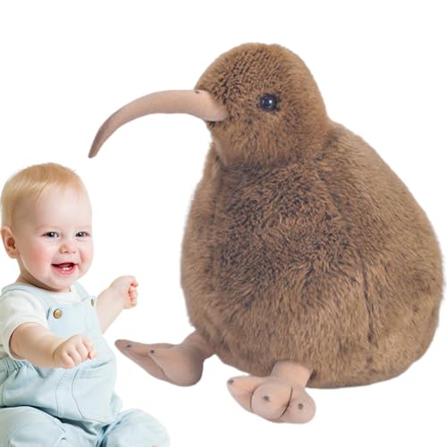 Ziennhu Plüschtier Vogel Kiwi – Plüschpuppe Kiwi Bird, tragbares Plüschtier aus Plüsch für Schlafzimmer, Spielzimmer, Weihnachtsgeschenke von Ziennhu