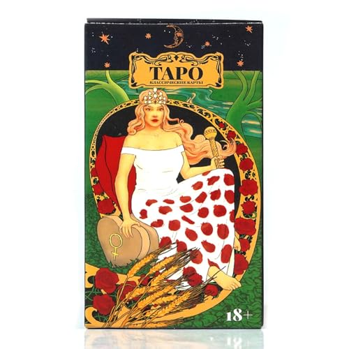 Ziennhu Tarotkarten der Wahrsagerei – Orakelkarten, Wahrsager-Spielkarten, Tarotkarten mit Papieranleitung | Freunde treffen sich zusammen, die die Wahrsagung des Schicksals spielen von Ziennhu