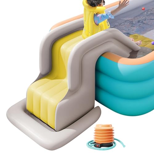 Ziennhu Wellenrutsche, Poolrutsche, Wasserrutsche Kinder Spielzeug, Wasserpark-Rutschenspielzeug | Wasserrutschen für aufgeblasene Pools für eingebaute oder oberirdische Pools von Ziennhu