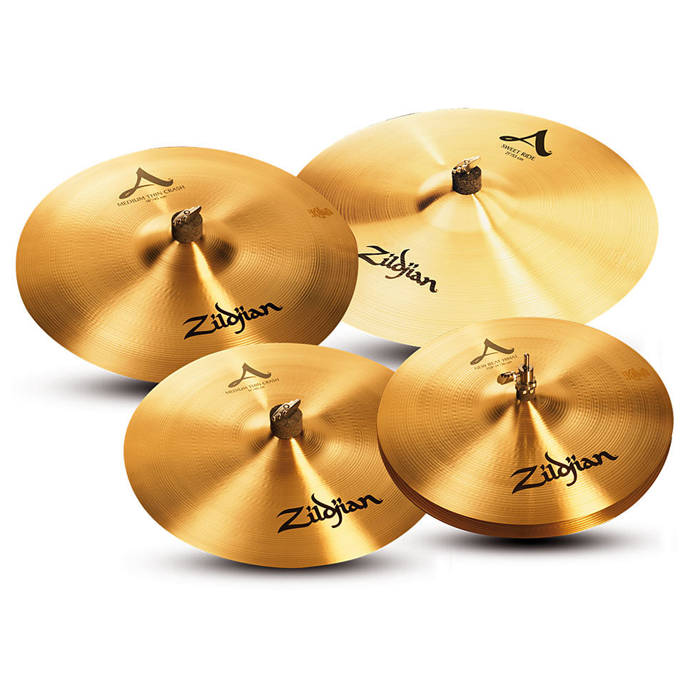 Zildjian A A391 Box 14"HH/16"C/18"C/21"R Becken-Set von Zildjian