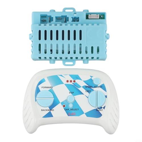 Zilimontt Kinder-Elektro-Auto-Controller, 24 V, 5-poliger Steuerbox-Empfänger, Kinder-Elektroauto, 2,4 G, Bluetooth, kompatibler Sender, für Kinder mit elektrischem Auto Zilimontt Kinder-Elektro-Auto-Controller, 24 V, 5-poliger Steuerbox-Empfänger, Kinder-Elektroauto, 2,4 G, Bluetooth, kompatibler Sender, für Kinder mit elektrischem Auto von Zilimontt