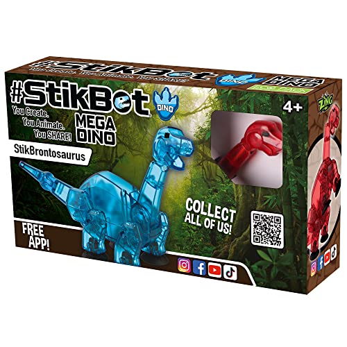 Zing StikBot Mega Dino Brontosaurus (Colour May Vary) von Zing