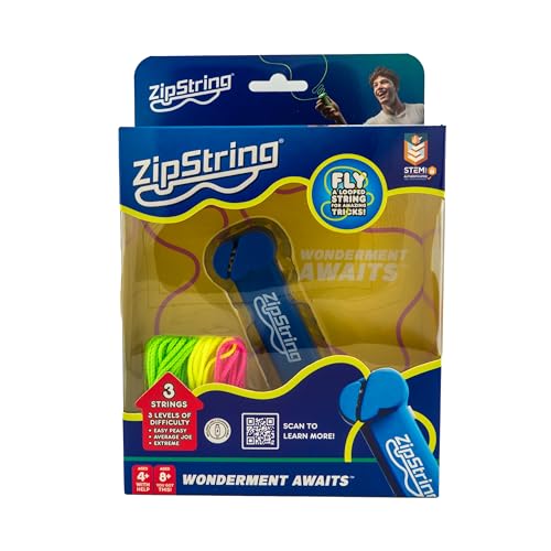 ZipString - Blauer Seilwerfer mit Klarsichtpackung, original ZipString von ZipString