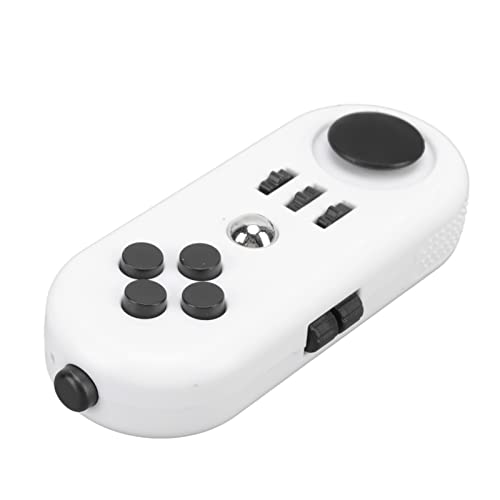 Zappelspielzeug Stress Reduzieren, Stimmung Entspannen, Tragbar, Angst, Sensorisches EDC-Spielzeug, Sensorisches Fidget-Controller-Pad (5 Weiß und Schwarz) von Zisemeil