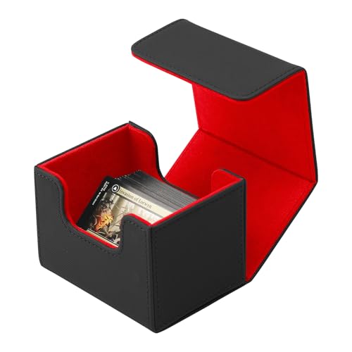 Zjyufy Deck Box für TCG Karten, PU Leder Kartendeckhalter für TCG OCG PTCG Karten Schützender Sammelkartenhalter von Zjyufy