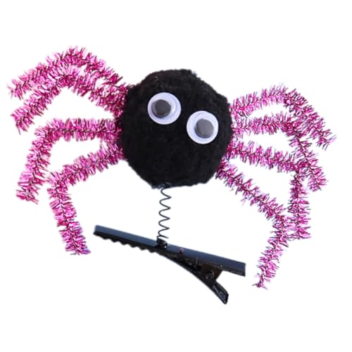 Zktfyshk 1 x Halloween-Spinnen Haarspange für Kinder, Federclip mit Design, leicht, sicher für Kostümpartys, Schulveranstaltungen Zktfyshk 1 x Halloween-Spinnen Haarspange für Kinder, Federclip mit Design, leicht, sicher für Kostümpartys, Schulveranstaltungen von Zktfyshk