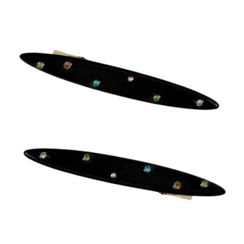 Zktfyshk Elegante Strass-Haarspange mit bunten Kristallen, Acetatsäure-Design, Haarnadel für Damen und Mädchen, für den täglichen Gebrauch Zktfyshk Elegante Strass-Haarspange mit bunten Kristallen, Acetatsäure-Design, Haarnadel für Damen und Mädchen, für den täglichen Gebrauch von Zktfyshk