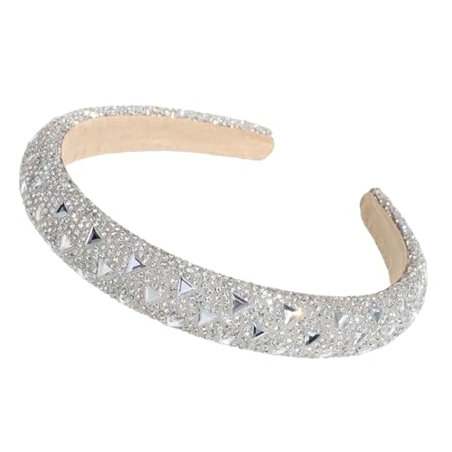 Zktfyshk Elegante Strass-Stirnbänder, modisches Haar-Accessoire, Party-Haarschmuck, Haarband für Hochzeiten, Partys, Alltag Zktfyshk Elegante Strass-Stirnbänder, modisches Haar-Accessoire, Party-Haarschmuck, Haarband für Hochzeiten, Partys, Alltag von Zktfyshk