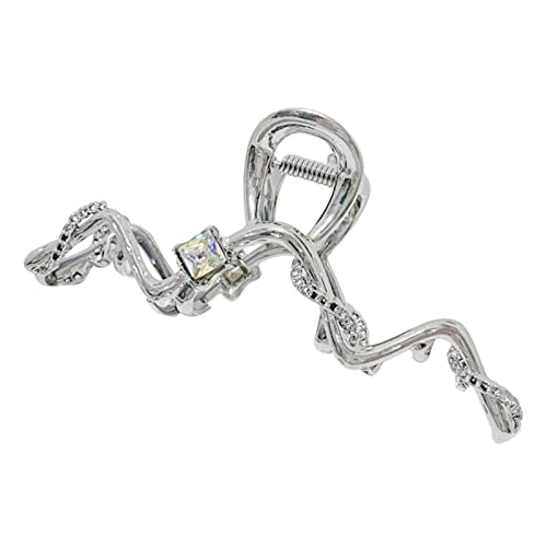 Zktfyshk Glänzende Haarklammer, Bananen-Haarspangen, Kiefer-Clip, Mädchen, Haarklammer, Pferdeschwanz-Klemme für Frauen Zktfyshk Glänzende Haarklammer, Bananen-Haarspangen, Kiefer-Clip, Mädchen, Haarklammer, Pferdeschwanz-Klemme für Frauen von Zktfyshk