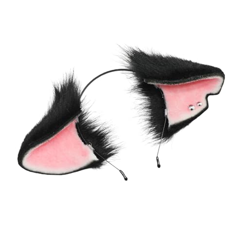 Zktfyshk Haarreif aus Plüsch, Tierohren, Schwanz, Cosplay-Kostüm, Zubehör für Anime-Event, Halloween, Party-Outfit und Fotoshootings Zktfyshk Haarreif aus Plüsch, Tierohren, Schwanz, Cosplay-Kostüm, Zubehör für Anime-Event, Halloween, Party-Outfit und Fotoshootings von Zktfyshk