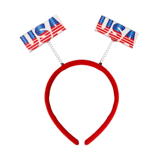 Zktfyshk Haarreifen für Haarreif, Flaggen, Kopfschmuck zum 4. Juli Zktfyshk Haarreifen für Haarreif, Flaggen, Kopfschmuck zum 4. Juli von Zktfyshk