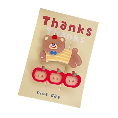 Zktfyshk Haarspange aus Acryl, rutschfest, für Damen und Mädchen, für den täglichen Gebrauch, 2 Stück Zktfyshk Haarspange aus Acryl, rutschfest, für Damen und Mädchen, für den täglichen Gebrauch, 2 Stück von Zktfyshk