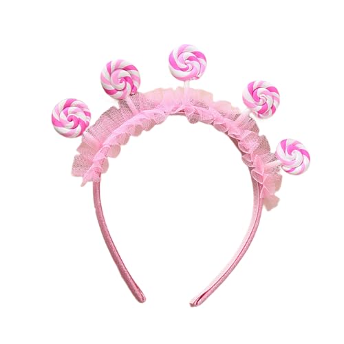 Zktfyshk Handgefertigtes Lutscher-Stirnband, Süßigkeiten, Mädchen, Cosplay, Zubehör, Rüschen, Süßigkeiten, Kopfschmuck, Maskerade, Halloween, Cosplay, Party Zktfyshk Handgefertigtes Lutscher-Stirnband, Süßigkeiten, Mädchen, Cosplay, Zubehör, Rüschen, Süßigkeiten, Kopfschmuck, Maskerade, Halloween, Cosplay, Party von Zktfyshk