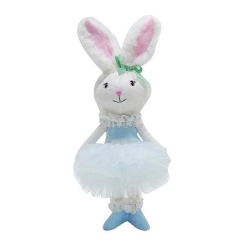 Zktfyshk Holiday Bunnies Ornament Plushie Handmade Decoration Toy For Indoor Space And Special Event 1PC von Zktfyshk