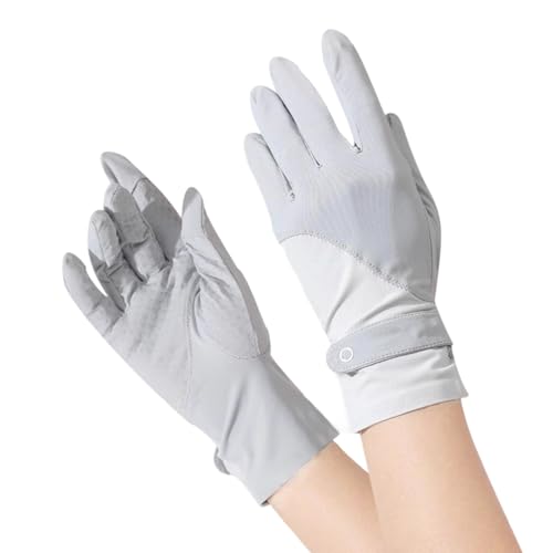 Zktfyshk Outdoor-Sonnenschutz-Handschuhe, eisgekühlt, leicht, atmungsaktiv, zum Autofahren, Radfahren, bequeme Nylon-Spandex-Mischung Zktfyshk Outdoor-Sonnenschutz-Handschuhe, eisgekühlt, leicht, atmungsaktiv, zum Autofahren, Radfahren, bequeme Nylon-Spandex-Mischung von Zktfyshk